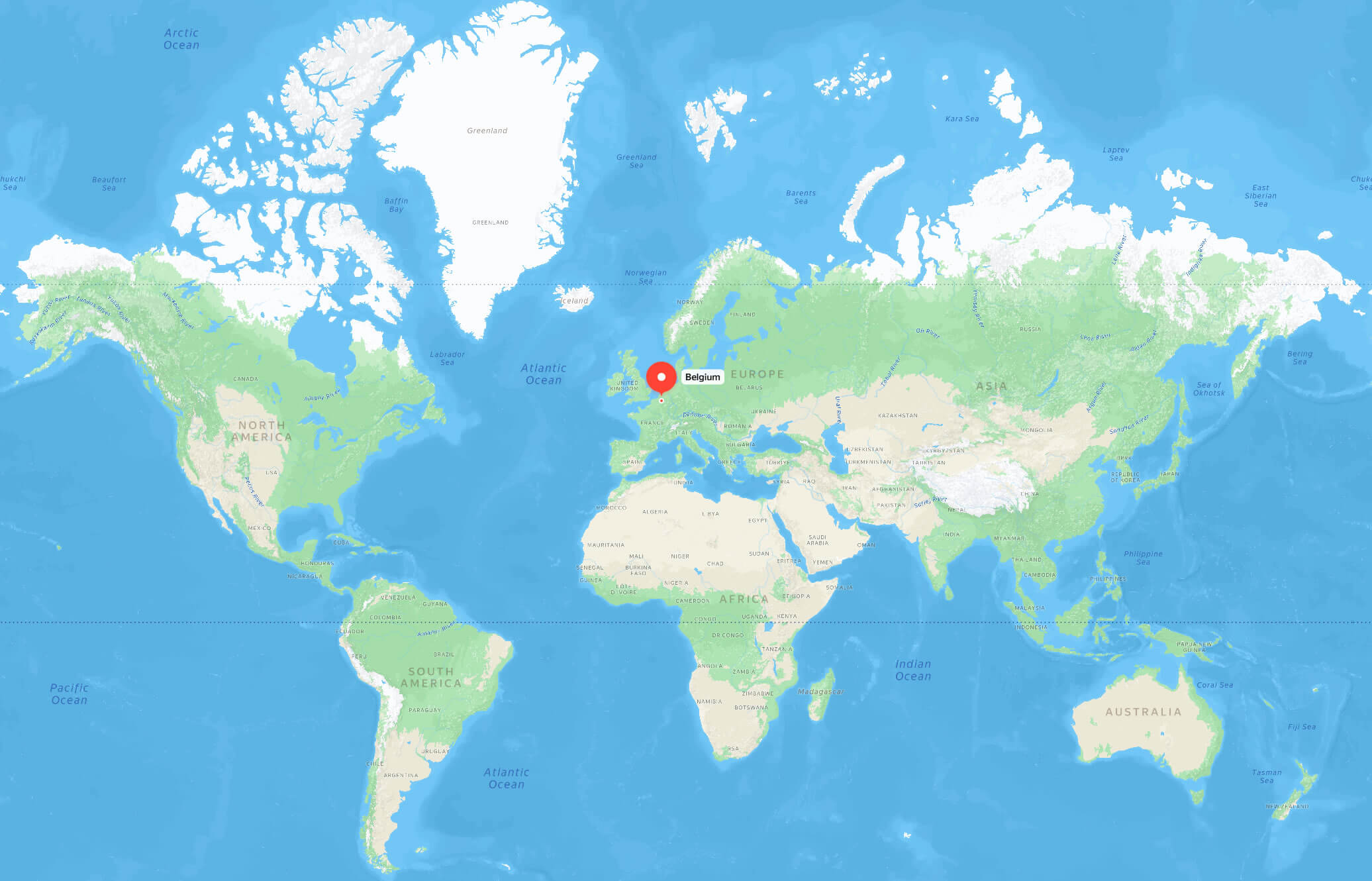 Où se trouve la Belgique