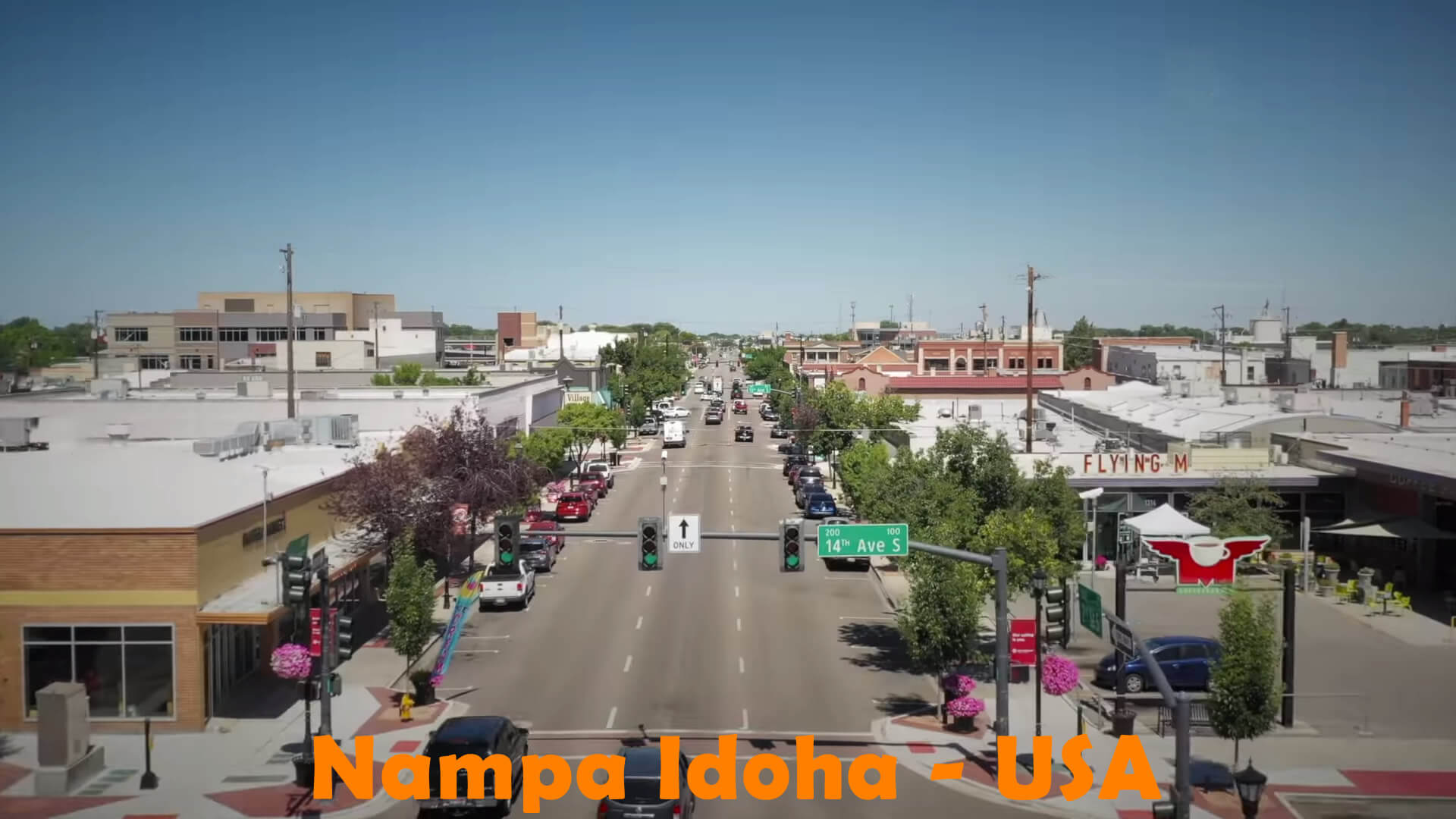 Nampa idaho Plan et Image Satellite