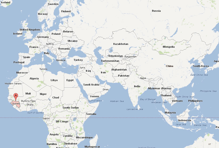 Informations et cartes sur la Guinée - Atlas Monde