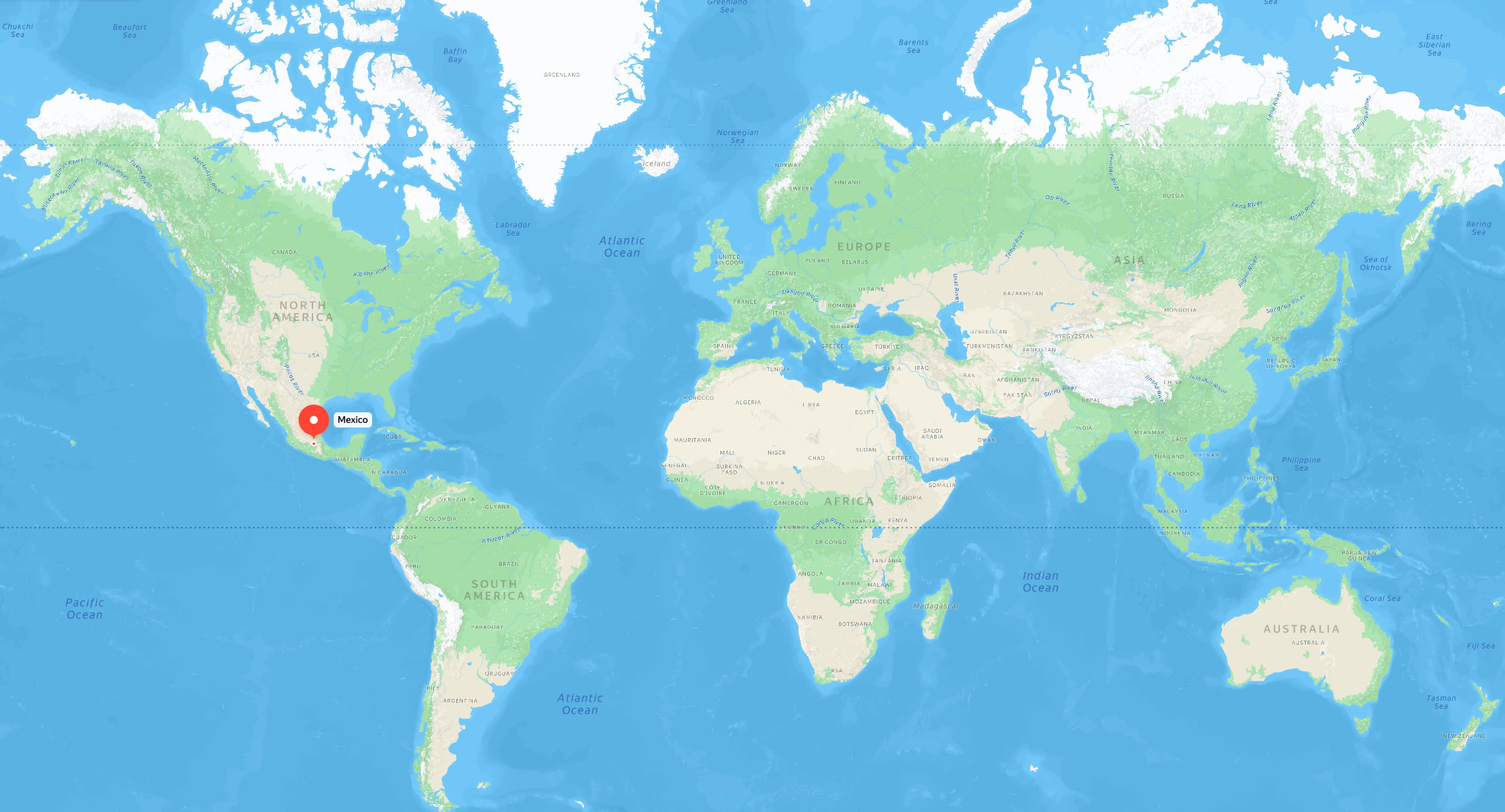 Où se situe le Mexique
