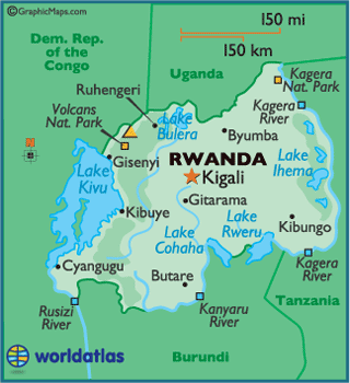 plan de la ville du Rwanda